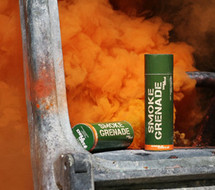 Enola Gaye Large Orange Smoke Grenade