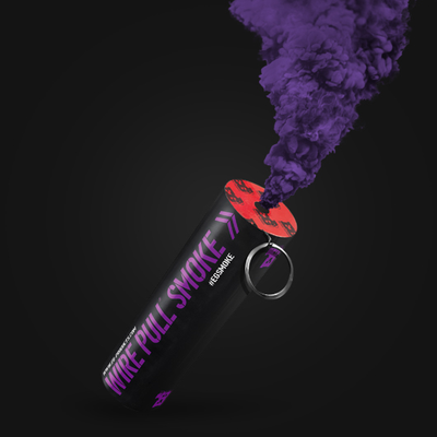 Enola Gaye Wire Pull Smoke grenade in purple (eg-wirepull-pur)