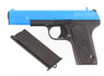SRC SR 33 Full Metal Gas Blow Back Pistol Full metal in blue