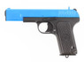 SRC SR 33 Full Metal Gas Blow Back Pistol Full metal in blue