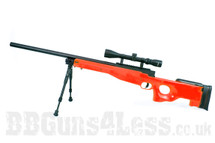 Well MB01 Sniper Rifle with Scope & Bipod in Orange
