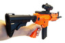 Well D2810 Electric Airsoft Gun with adjustable Stock in Orange