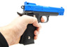  Galaxy G20 Full Scale M945 Pistol in Full Metal in Blue