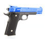  Galaxy G20 Full Scale M945 Pistol in Full Metal in Blue