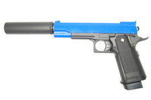 Galaxy G6A M1911 Full Metal Pistol in blue