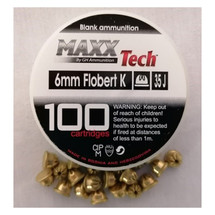 MAXX Tech 6MM x 100 Blank firing ammunition