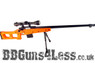 WELL MB4409 Airsoft Spring Sniper rifle with scope & bipod in orange