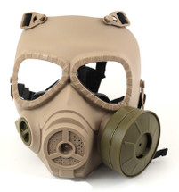 Airsoft Gas mask face mask in tan