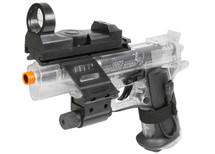 Colt Combat Commander with laser and holographic sight