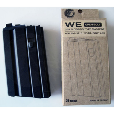 WE Open bolt 20rd Gas Blowback type magazine for M4/M16/SCAR/ PDW/L85 