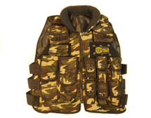 Well Fire Combat Tactical Vest with button pockets in dpm camo