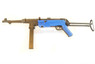 AGM MP40 Airsoft Rifle in Full Metal with Folding Metal Stock in blue