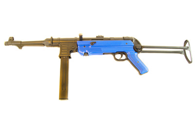 AGM MP40 Replica AEG Airsoft Rifle in Full Metal in blue