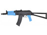 SRC SR74 Two Tone GBB Rifle with foldable stock in blue/black