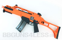 WE Tech M4A1 Airsoft Gas Powered Rifle in orange