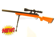 Well MB02 VSR10 Spring Airsoft Sniper Rifle in orange