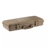 Airsoft gun carry case in Tough plastic mid size in Tan