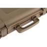 Airsoft gun carry case in Tough plastic mid size in Tan