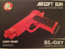 BL-G27 Full Metal Spring Pistol in Orange