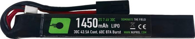 Nuprol 1450MAH 7.4V 25C LIPO Stick Type airsoft battery