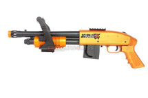 Project Z Chainsaw Airsoft spring powered Shotgun in orange