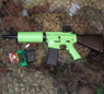 SRC SR4-F DRAGON Electric Rifle with accessories in Green