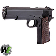 WE M1911 HICAPA Full Metal Pistol with Gas Blowback in Black