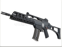 WE Tech G39C Airsoft Rifle in Black