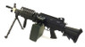 A&K MK46 Airsoft AEG with Retractable Stock and Bipod in Black
