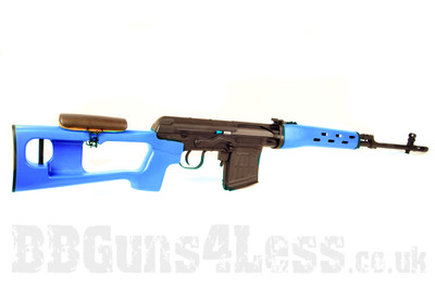 A&K Electric Airsoft Sniper Rifle in blue