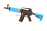 SRC DRAGON SR4-C Electric Rifle  in blue with carry handle