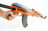 CYMA ZM93-S Spring Rifle with metal folding stock in orange