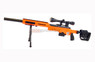Well MB4410 Bolt action Sniper Rifle with scope & bipod in orange
