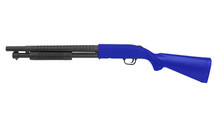 DBOY 003A Pump action shotgun with full stock in blue