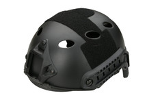 Fast Helmet with Rails inc Extra Internal Padding in black