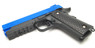 Galaxy G25 K Warrior Full Scale Metal pistol With Rail Blue