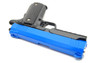 Galaxy G25 K Warrior Full Scale Metal pistol With Rail Blue
