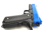Galaxy G25 K Warrior Full Scale Metal pistol With Rail Blue