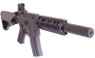 D|Boys M4 Full Metal AEG Rifle with Crane Style Stock in Black