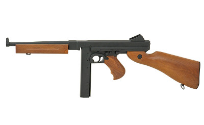 Cyma CM033 Thompson M1A1 AEG in Wood - bbguns4less