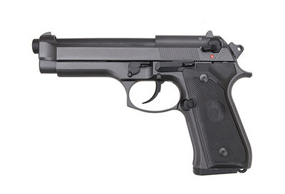 Snow Wolf M9 GBB Pistol Full Metal in Black