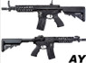 AY M4 Full Metal AEG with Crane Stock Black Rifle