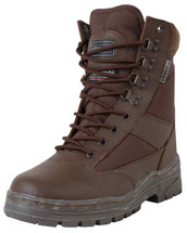 Kombat Patrol Boots Half Leather in Brown