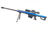 Snow Wolf M82 Electric Sniper Rifle with Scope and bipod in Blue