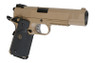 WE Tech Kimber MEU M1911 Full Metal Pistol GBB With Rail in Tan (WE-E010-B)