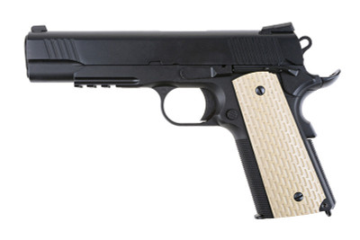WE Tech Kimber MEU M1911 Full Metal Pistol GBB With Rail in Black