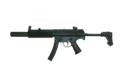 トイガン MP5 SD4 CYMA CM049SD6 MP5 SMG Blowback AEG in Black - bbguns4less