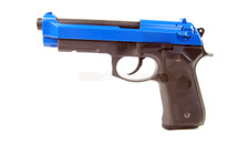 Snow Wolf Beretta M9A1 Tactical GBB Pistol Full Metal in Blue
