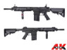 A&K SR-25K Full Metal Airsoft AEG Rifle with Crane Stock in Black