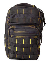 mini molle recon shoulder bag - black / yellow
